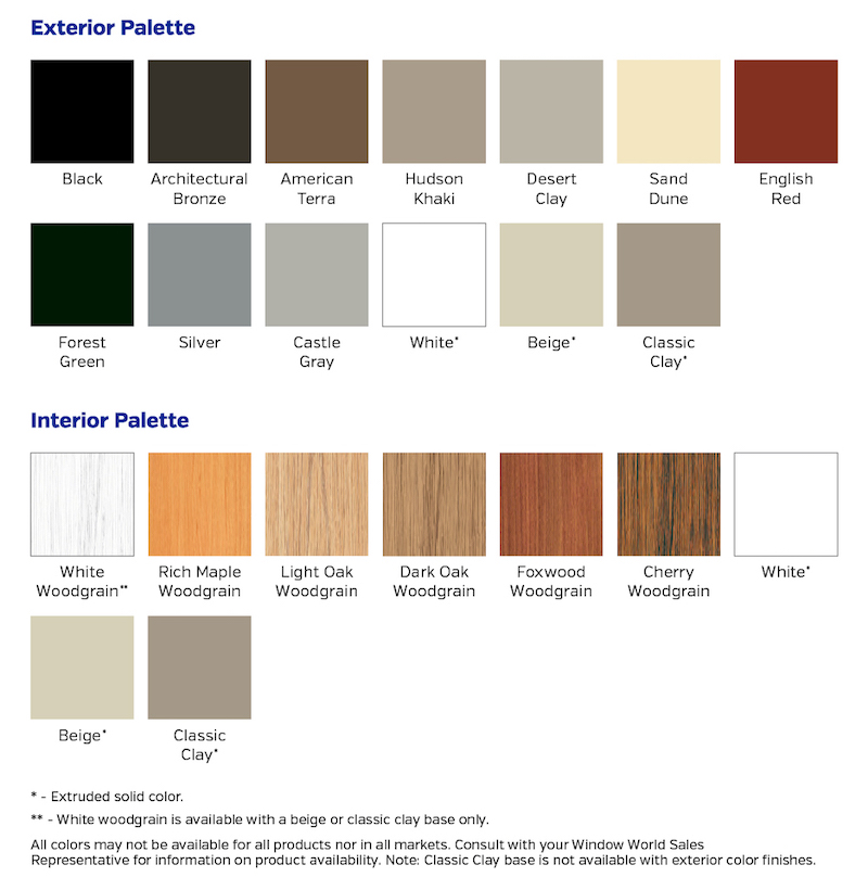 Window Color Options